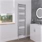 Pelago Aluminium Towel Rail 1800x500mm Polished Aluminium