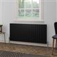 Hadleigh 600 x 1255 Aluminium Radiator Matt Black