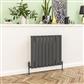 Sandhurst 600 x 625 Aluminium Radiator Matt Anthracite