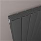 Hadleigh 1800 x 555 Aluminium Radiator Matt Anthracite