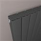 Hadleigh 1200 x 485 Aluminium Radiator Matt Anthracite