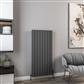 Hadleigh 1200 x 555 Aluminium Radiator Matt Anthracite