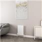 Kingswood Slimline 600 x 410 Aluminium Radiator Matt White