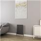 Kingswood Slimline 600 x 410 Aluminium Radiator Matt Anthracite