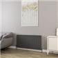 Kingswood Slimline 600 x 1210 Aluminium Radiator Matt Anthracite