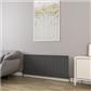 Kingswood Slimline 600 x 1410 Aluminium Radiator Matt Anthracite