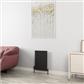 Kingswood Slimline 600 x 410 Aluminium Radiator Matt Black