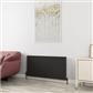 Kingswood Slimline 600 x 1210 Aluminium Radiator Matt Black