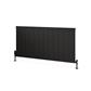 Kingswood Slimline 600 x 1210 Aluminium Radiator Matt Black