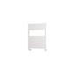 Kingswood Slimline 820 x 600 Aluminium Towel Rail Matt White