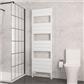 Kingswood Slimline 1820 x 600 Aluminium Towel Rail Matt White