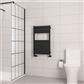 Kingswood Slimline 820 x 500 Aluminium Towel Rail Matt Black