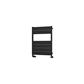 Kingswood Slimline 820 x 600 Aluminium Towel Rail Matt Black