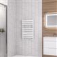 Tunstall 800 x 500 Towel Rail Matt White