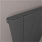 Withington 1800 x 375 Aluminium Radiator Matt Anthracite