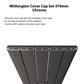 Withington Cover Cap Set 470mm Chrome