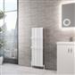 Fairford 1200 x 375 Aluminium Radiator Matt White