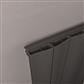 Fairford 1800 x 375 Aluminium Radiator Matt Anthracite