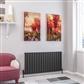 Kelmscott 600 x 1185 Aluminium Radiator Matt Anthracite