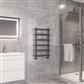 Marlow 850 x 500 Towel Rail Matt Anthracite