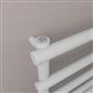 Marlow 850 x 500 Towel Rail Matt Grey