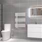 Hurley 800 x 600 Towel Rail Matt White 