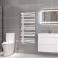 Hurley 1200 x 600 Towel Rail Matt White 