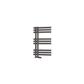 Hurley 800 x 500 Towel Rail Matt Anthracite 