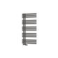 Hurley 1200 x 600 Towel Rail Matt Anthracite 