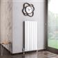 Fairford 1200 x 565 Aluminium Radiator Matt White