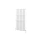 Fairford 1200 x 565 Aluminium Radiator Matt White