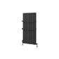 Fairford 1200 x 565 Aluminium Radiator Matt Anthracite