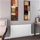 Charlton 600 x 1230 Aluminium Radiator Matt White