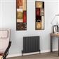 Charlton 600 x 660 Aluminium Radiator Matt Anthracite