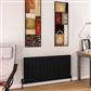 Charlton 600 x 1230 Aluminium Radiator Matt Black