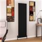 Charlton 1800 x 470 Aluminium Radiator Matt Black