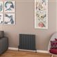 Withington 600 x 660 Aluminium Radiator Matt Anthracite