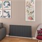 Withington 600 x 1230 Aluminium Radiator Matt Anthracite