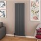 Withington 1800 x 565 Aluminium Radiator Matt Anthracite