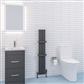 Preston 1200 x 185 Aluminium Radiator Matt Anthracite