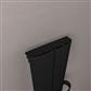 Preston 1200 x 185 Aluminium Radiator Matt Black