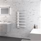 Marlow E-Style 850 x 500 Towel Rail Matt White