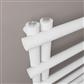 Marlow E-Style 850 x 600 Towel Rail Matt White