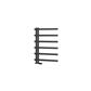 Marlow E-Style 850 x 600 Towel Rail Matt Anthracite