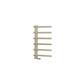 Marlow E-Style 850 x 500 Towel Rail Matt Cappuccino