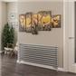 Murano 600 x 1400 Radiator Matt Grey