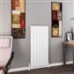 Charlton 1200 x 565 Aluminium Radiator Matt White