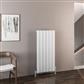 Malmesbury 1200 x 565 Aluminium Radiator Matt White