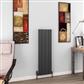 Charlton 1200 x 375 Aluminium Radiator Matt Anthracite