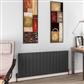 Charlton 600 x 1420 Aluminium Radiator Matt Anthracite